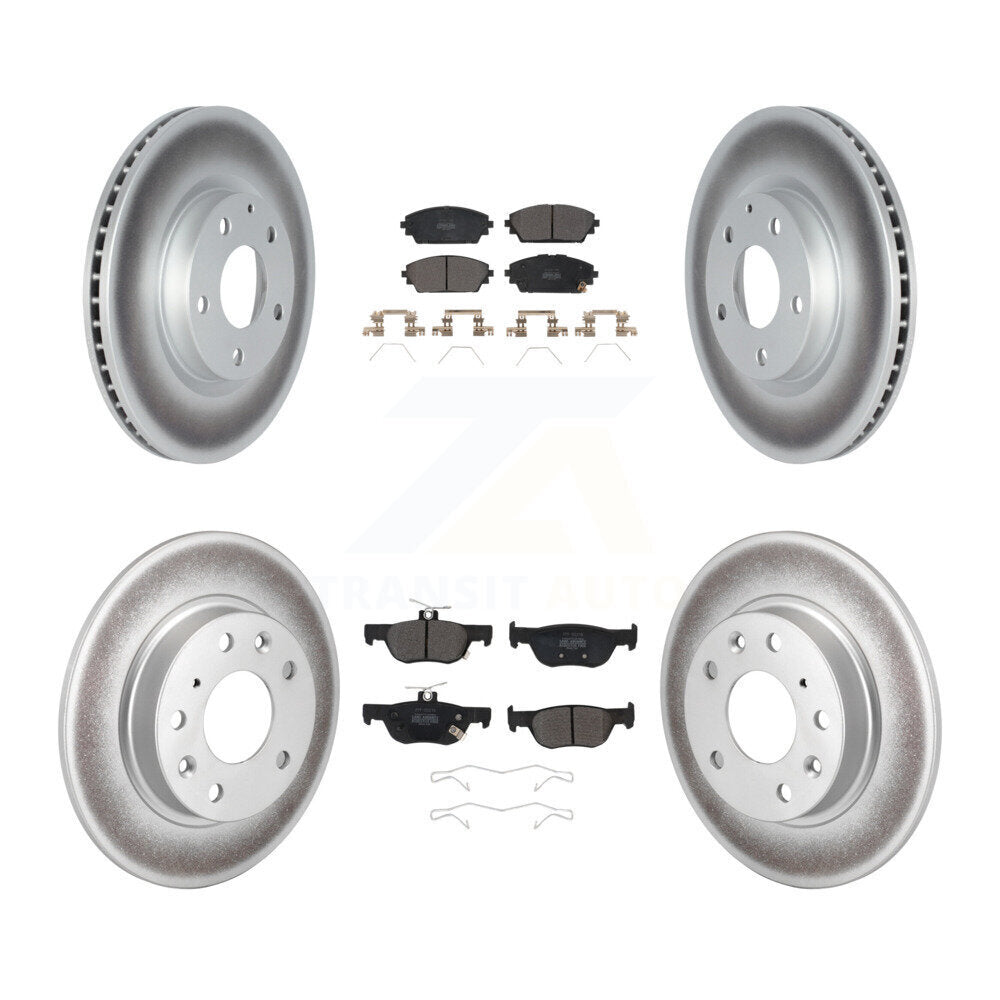 Coated Disc Rotors and Semi-Metallic Brake Pads Kit-KGF-102708 - Kit.bestparts.ca Kit.bestparts.ca