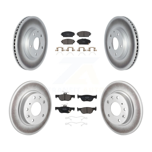 Coated Disc Rotors and Semi-Metallic Brake Pads Kit-KGF-102708 - Kit.bestparts.ca