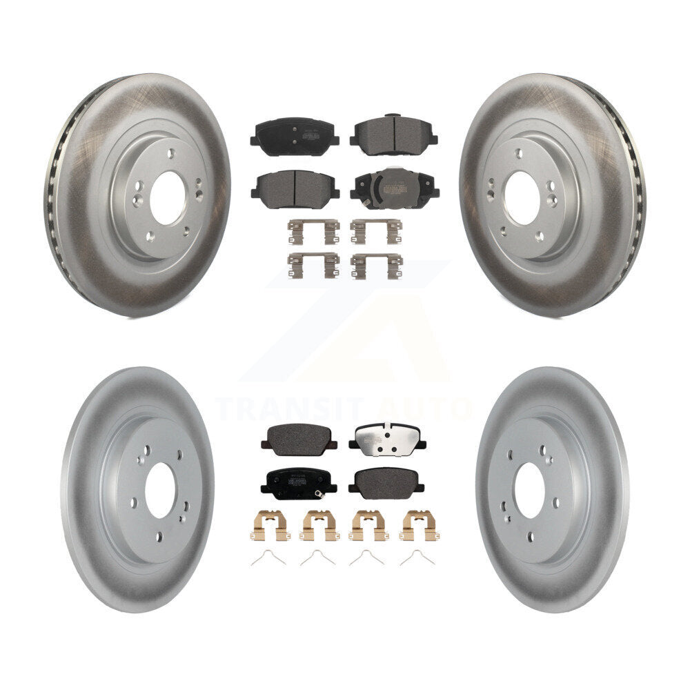 Coated Disc Rotors and Semi-Metallic Brake Pads Kit-KGF-102709 - Kit.bestparts.ca Kit.bestparts.ca
