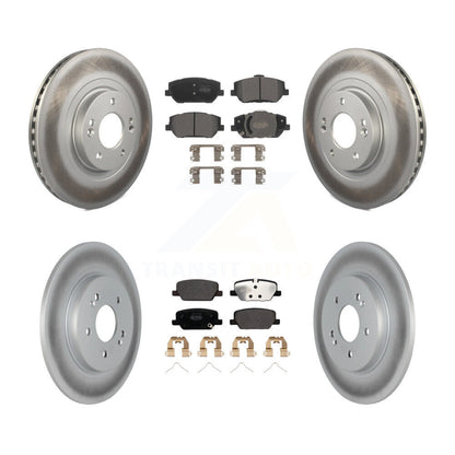 Coated Disc Rotors and Semi-Metallic Brake Pads Kit-KGF-102709 - Kit.bestparts.ca