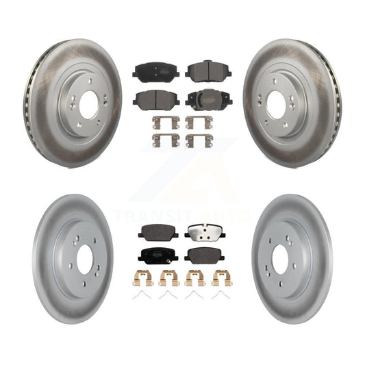 Coated Disc Rotors and Semi-Metallic Brake Pads Kit-KGF-102709 - Kit.bestparts.ca