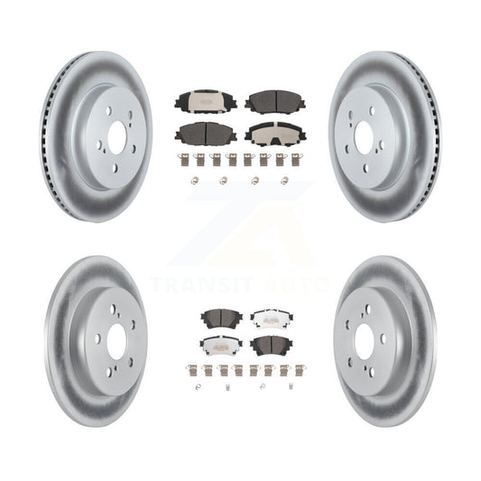 Disc Rotors and Semi-Metallic Brake Pads Kit-KGF-102721 - Kit.bestparts.ca