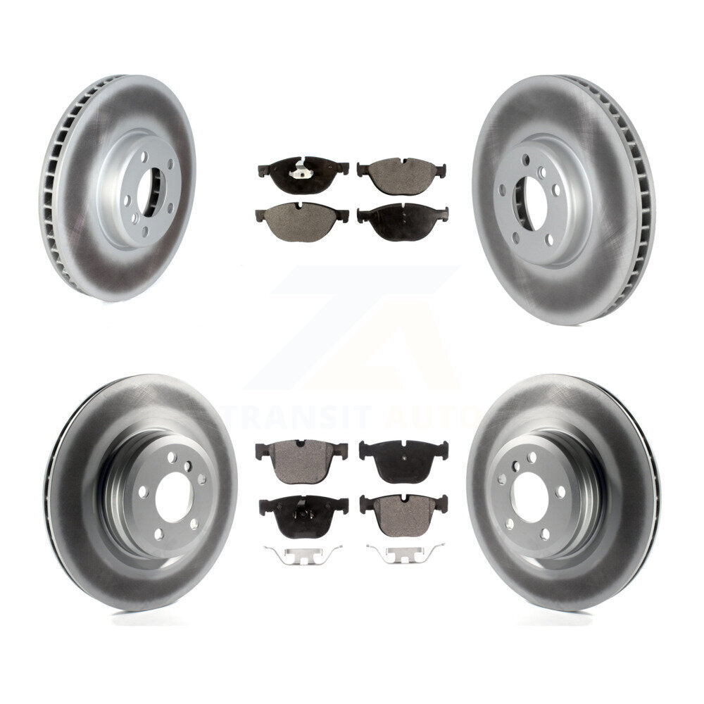 Coated Disc Rotors and Semi-Metallic Brake Pads Kit-KGF-102736 - Kit.bestparts.ca
