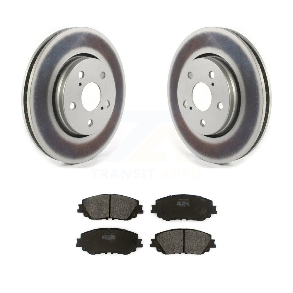 Coated Disc Rotors and Semi-Metallic Brake Pads Kit-KGF-102740 - Kit.bestparts.ca