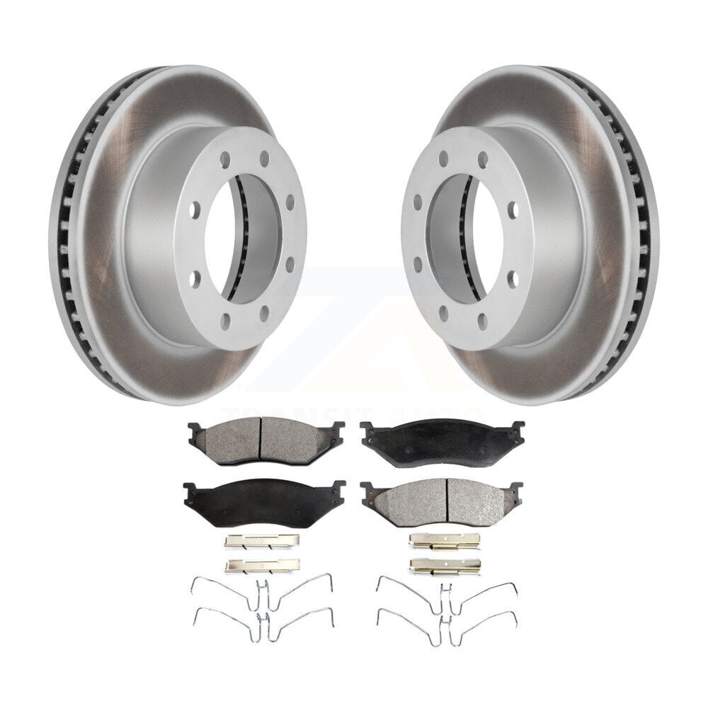 Coated Disc Rotors and Semi-Metallic Brake Pads Kit-KGF-102743 - Kit.bestparts.ca