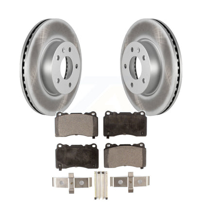 Coated Disc Rotors and Semi-Metallic Brake Pads Kit-KGF-102745 - Kit.bestparts.ca