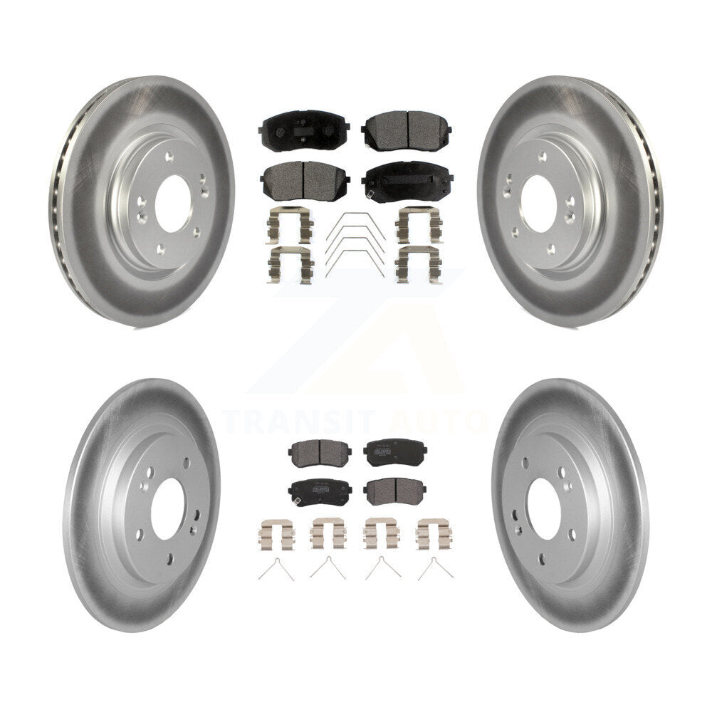 Coated Disc Rotors and Semi-Metallic Brake Pads Kit-KGF-102755 - Kit.bestparts.ca Kit.bestparts.ca