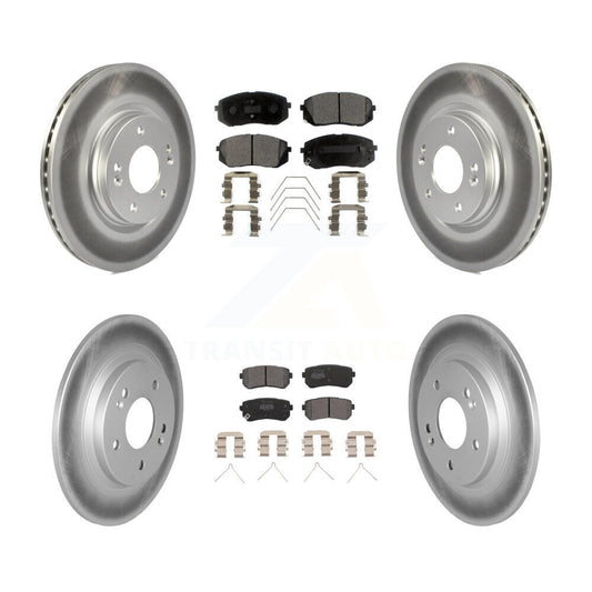 Coated Disc Rotors and Semi-Metallic Brake Pads Kit-KGF-102755 - Kit.bestparts.ca