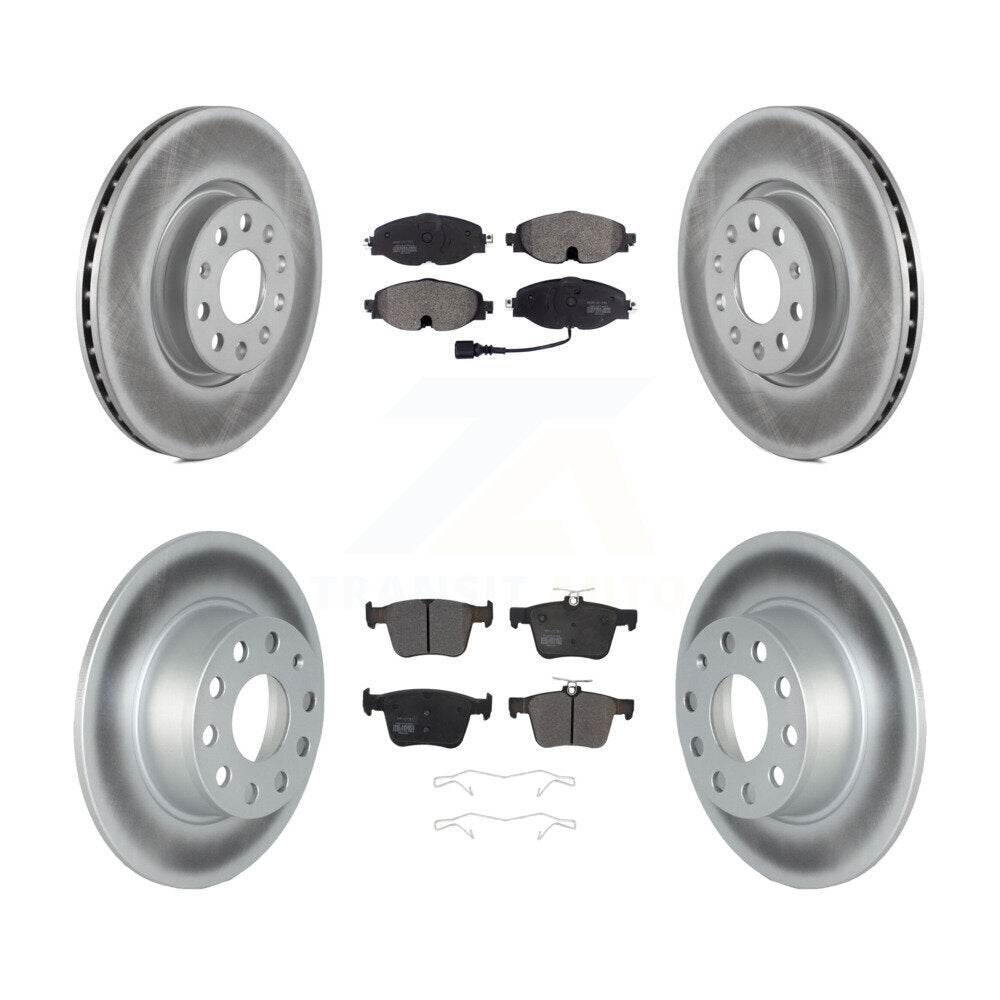 Coated Disc Rotors and Semi-Metallic Brake Pads Kit-KGF-102757 - Kit.bestparts.ca