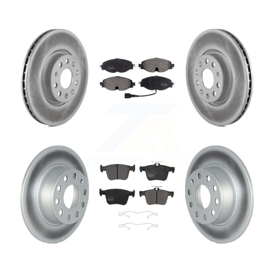 Coated Disc Rotors and Semi-Metallic Brake Pads Kit-KGF-102757 - Kit.bestparts.ca