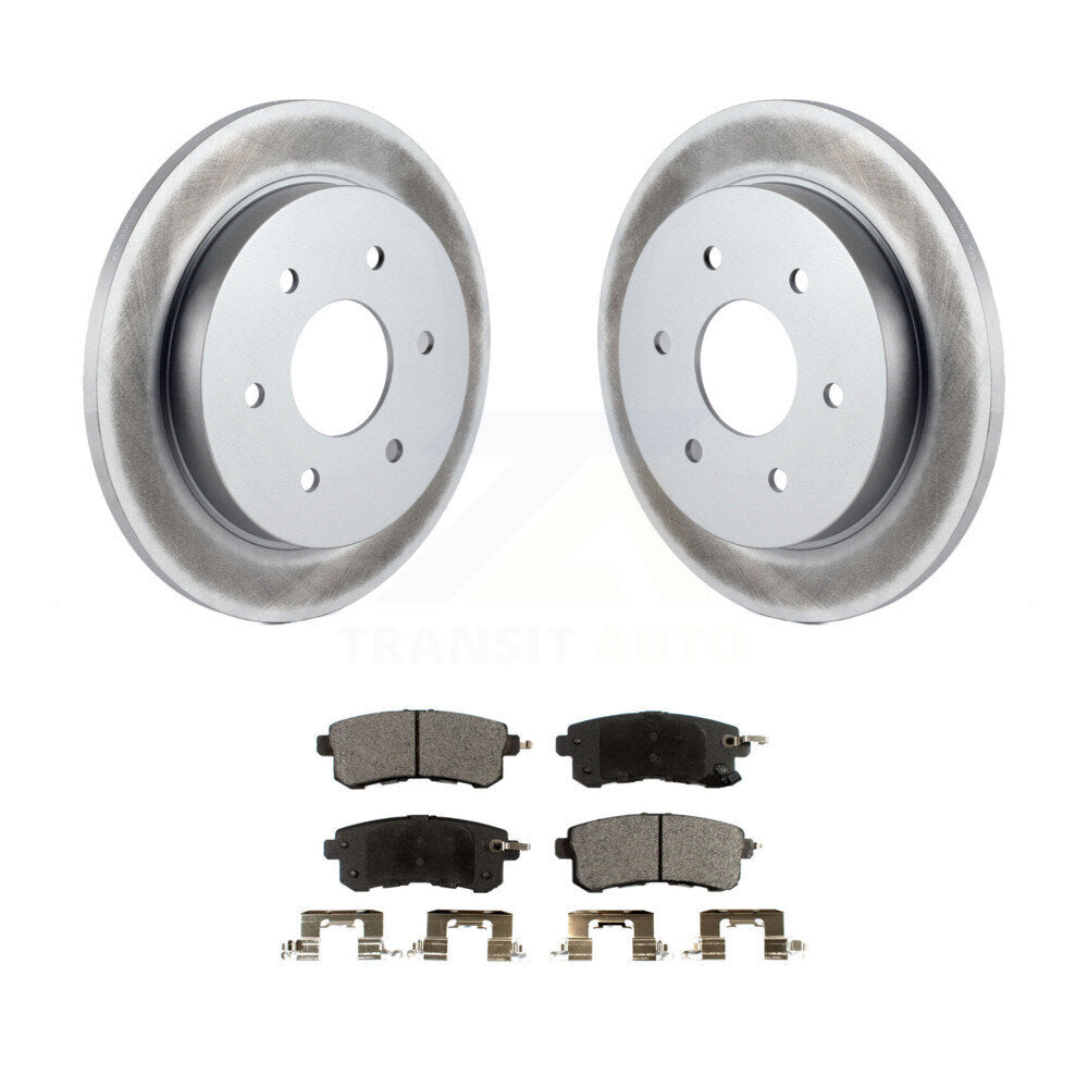 Coated Disc Rotors and Semi-Metallic Brake Pads Kit-KGF-102779 - Kit.bestparts.ca