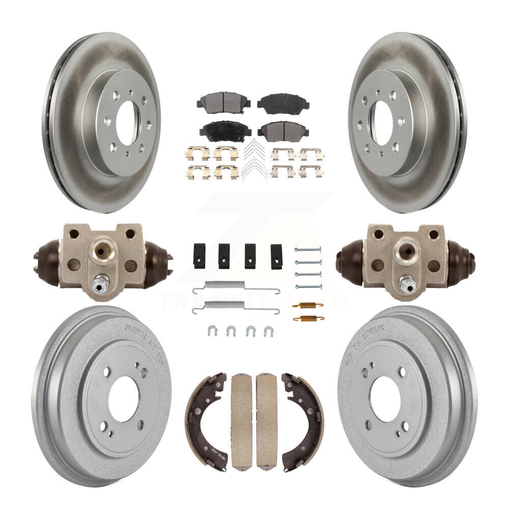 Coated Disc Rotors and Semi-Metallic Brake Pads Kit-KGF-102782 - Kit.bestparts.ca