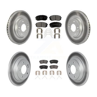 Coated Disc Rotors and Semi-Metallic Brake Pads Kit-KGF-102797 - Kit.bestparts.ca