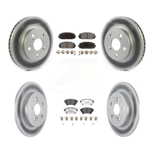 Disc Rotors and Semi-Metallic Brake Pads Kit-KGF-102804 - Kit.bestparts.ca