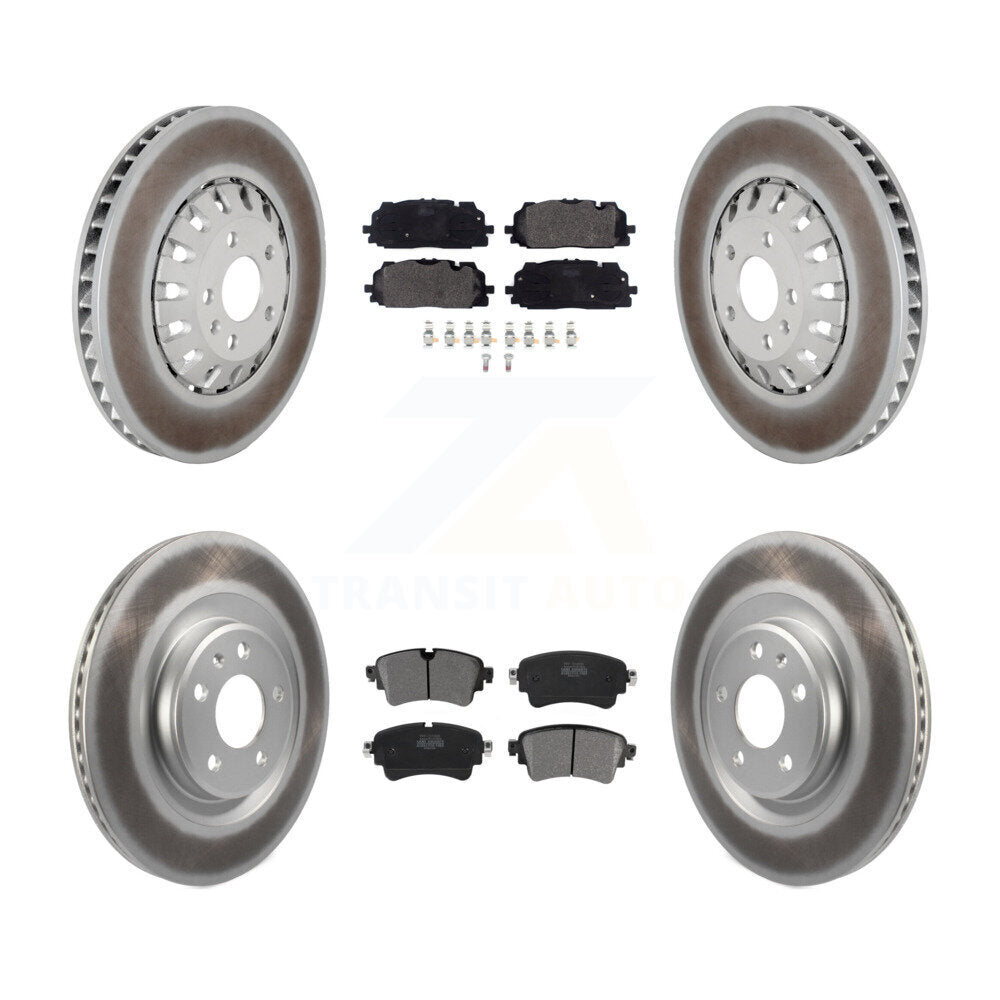 Coated Disc Rotors and Semi-Metallic Brake Pads Kit-KGF-102806 - Kit.bestparts.ca