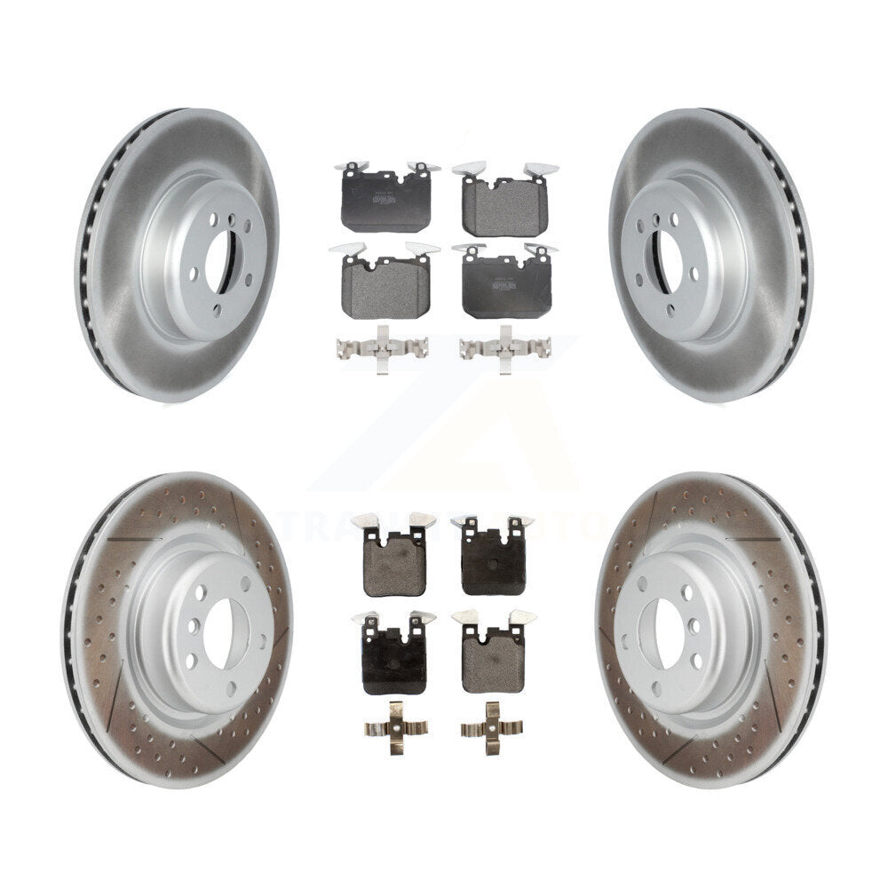 Coated Disc Rotors and Semi-Metallic Brake Pads Kit-KGF-102828 - Kit.bestparts.ca