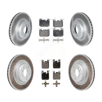 Coated Disc Rotors and Semi-Metallic Brake Pads Kit-KGF-102828 - Kit.bestparts.ca