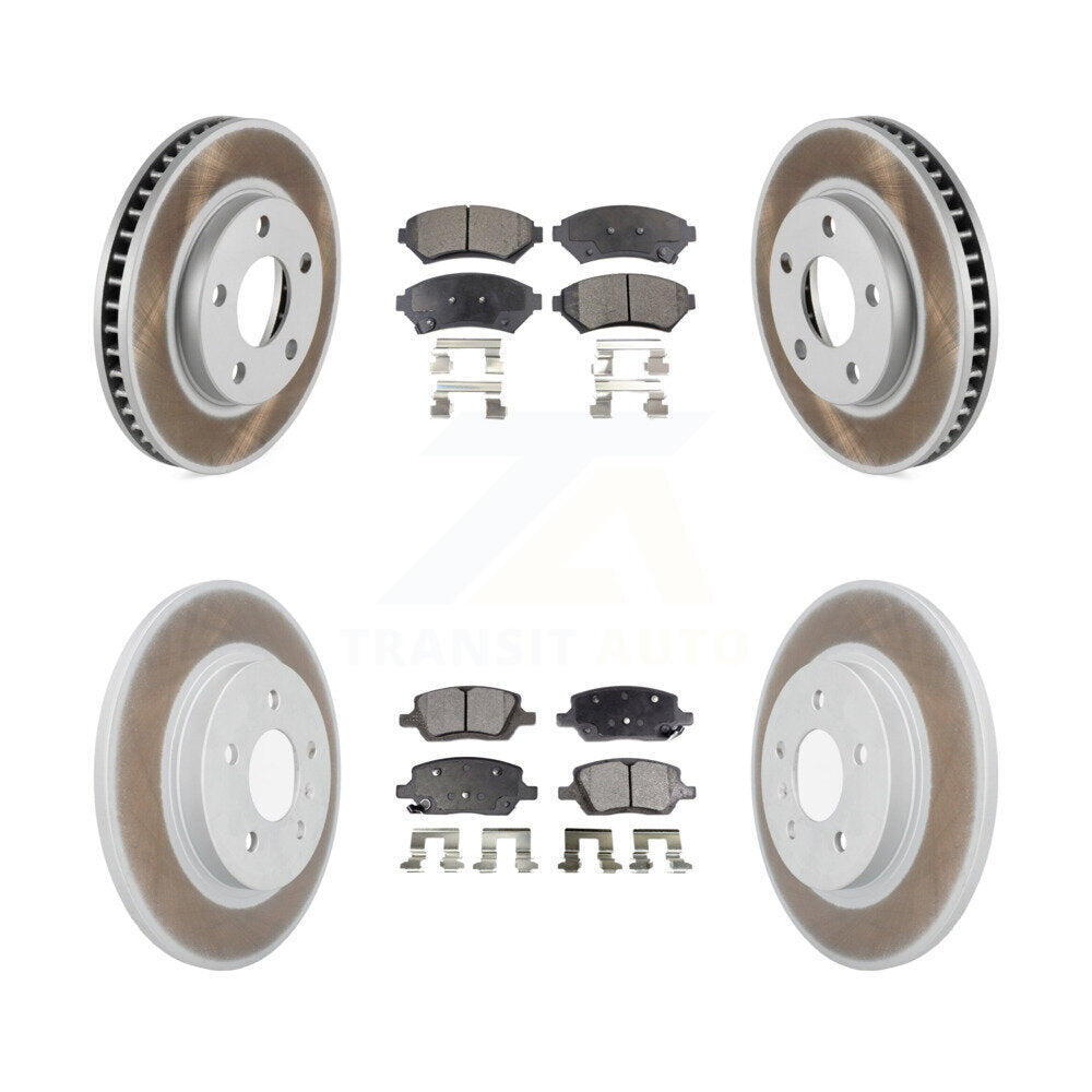 Disc Rotors and Semi-Metallic Brake Pads Kit-KGF-102835 - Kit.bestparts.ca Kit.bestparts.ca