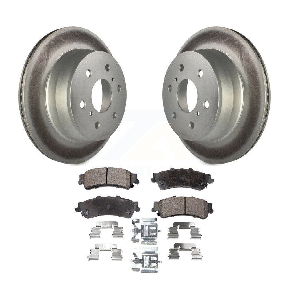 Coated Disc Rotors and Semi-Metallic Brake Pads Kit-KGF-102847 - Kit.bestparts.ca