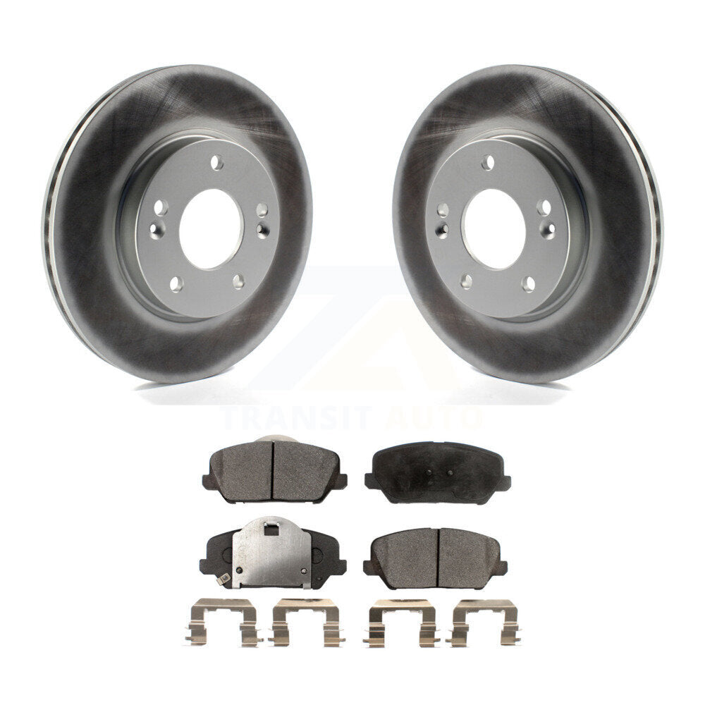 Coated Disc Rotors and Semi-Metallic Brake Pads Kit-KGF-102848 - Kit.bestparts.ca