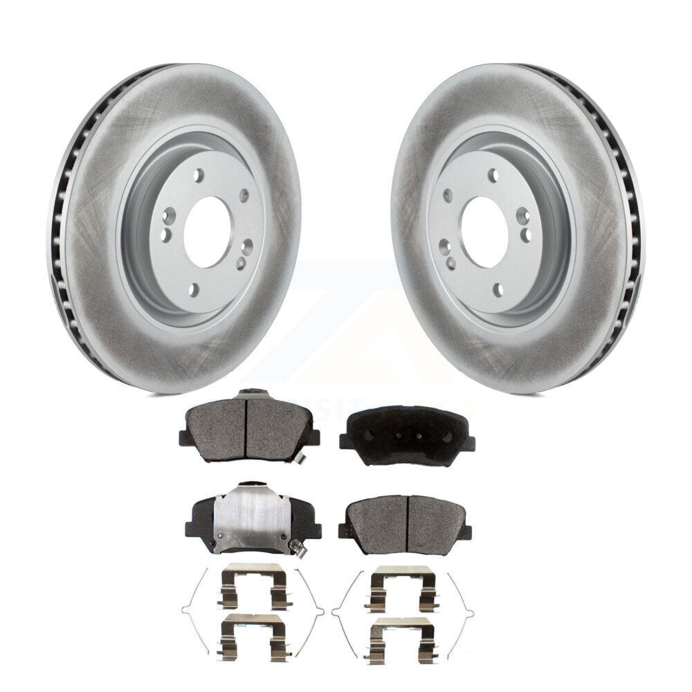 coated disc rotors and semi metallic brake pads-kgf-102850 - Kit.bestparts.ca