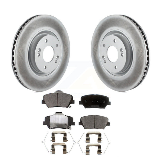 coated disc rotors and semi metallic brake pads-kgf-102850 - Kit.bestparts.ca