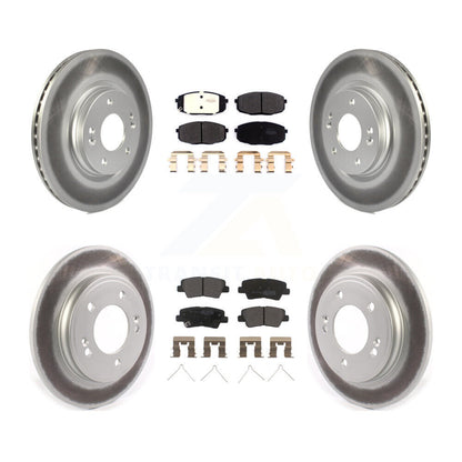 Coated Disc Rotors and Semi-Metallic Brake Pads Kit-KGF-102859 - Kit.bestparts.ca