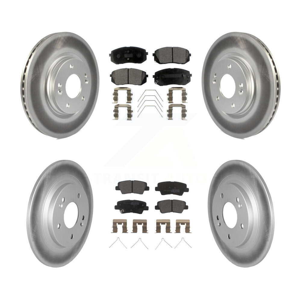 Coated Disc Rotors and Semi-Metallic Brake Pads Kit-KGF-102862 - Kit.bestparts.ca Kit.bestparts.ca