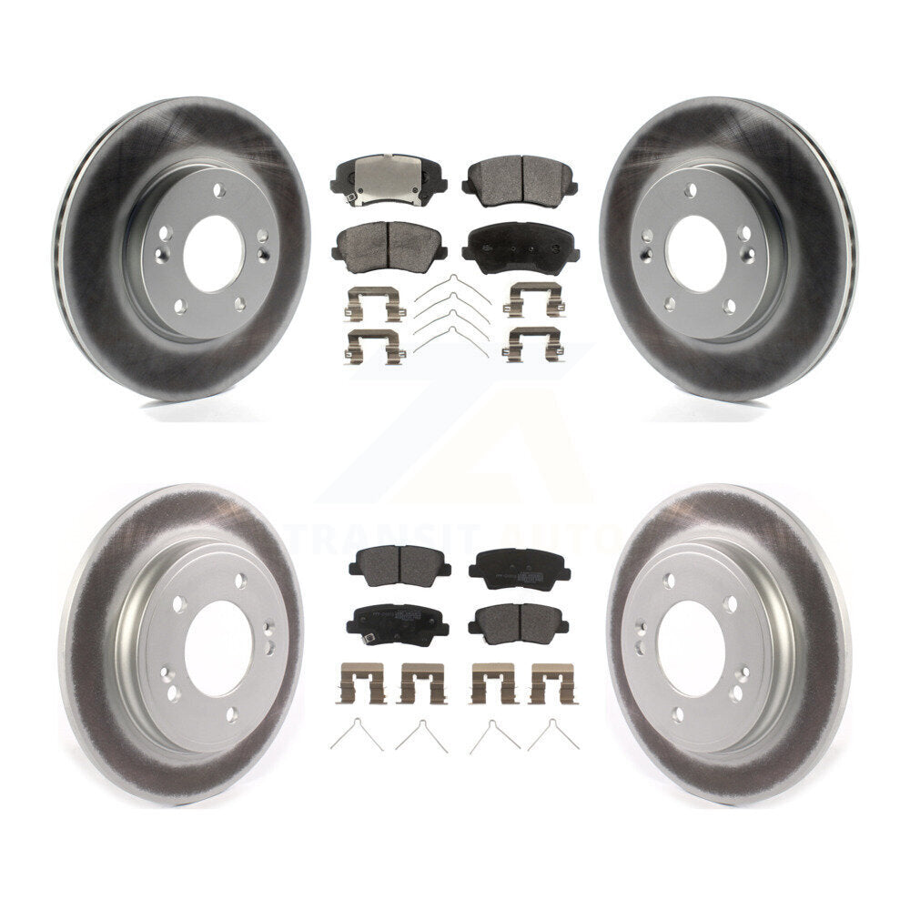 Coated Disc Rotors and Semi-Metallic Brake Pads Kit-KGF-102865 - Kit.bestparts.ca Kit.bestparts.ca