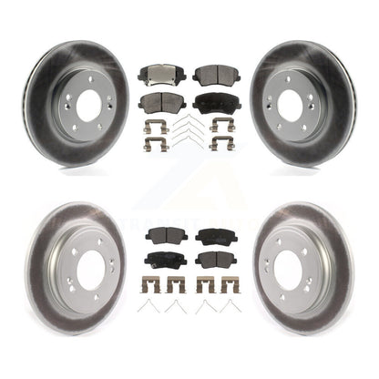 Coated Disc Rotors and Semi-Metallic Brake Pads Kit-KGF-102865 - Kit.bestparts.ca