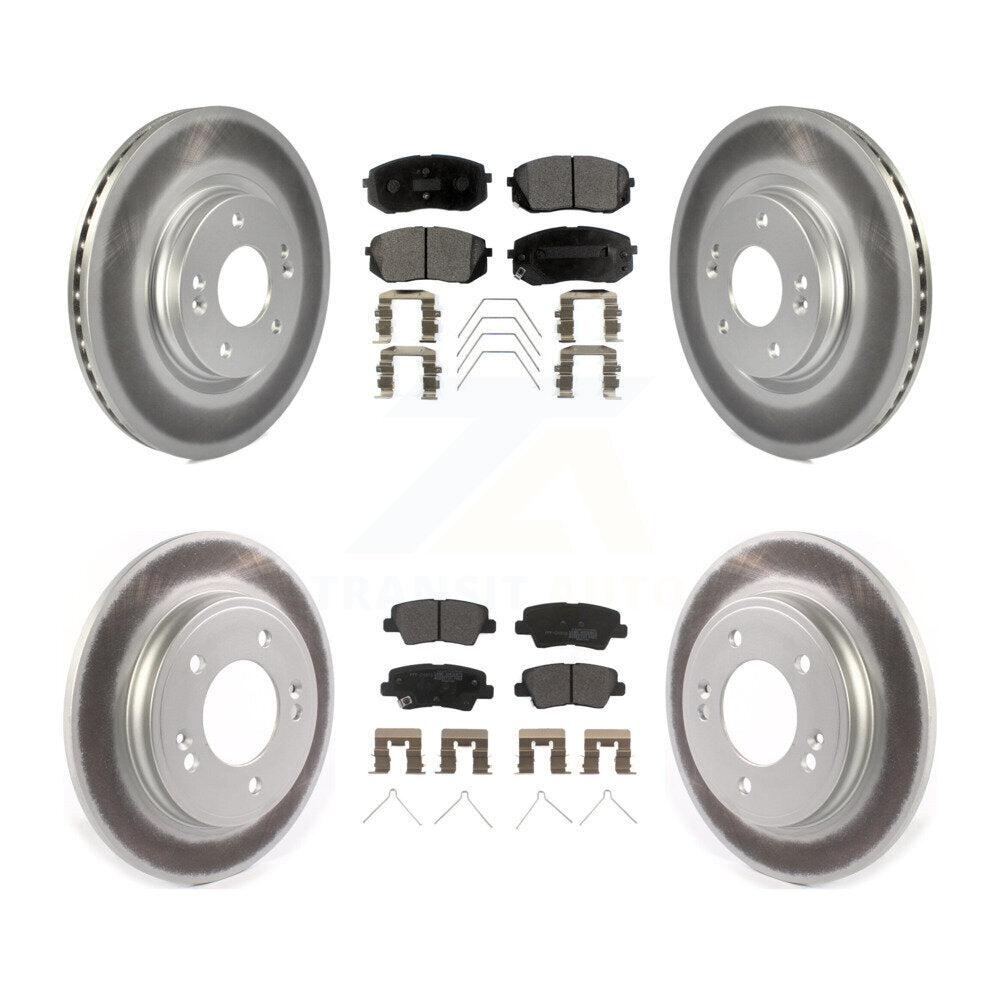 Coated Disc Rotors and Semi-Metallic Brake Pads Kit-KGF-102866 - Kit.bestparts.ca Kit.bestparts.ca