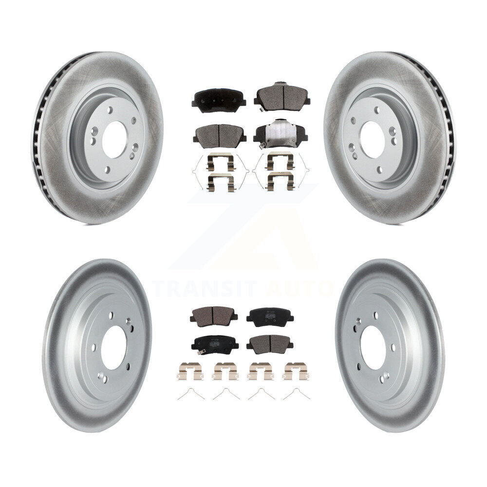 coated disc rotors and semi metallic brake pads-kgf-102870 - Kit.bestparts.ca Kit.bestparts.ca