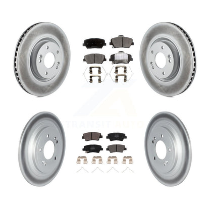 coated disc rotors and semi metallic brake pads-kgf-102870 - Kit.bestparts.ca