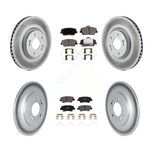 coated disc rotors and semi metallic brake pads-kgf-102870 - Kit.bestparts.ca