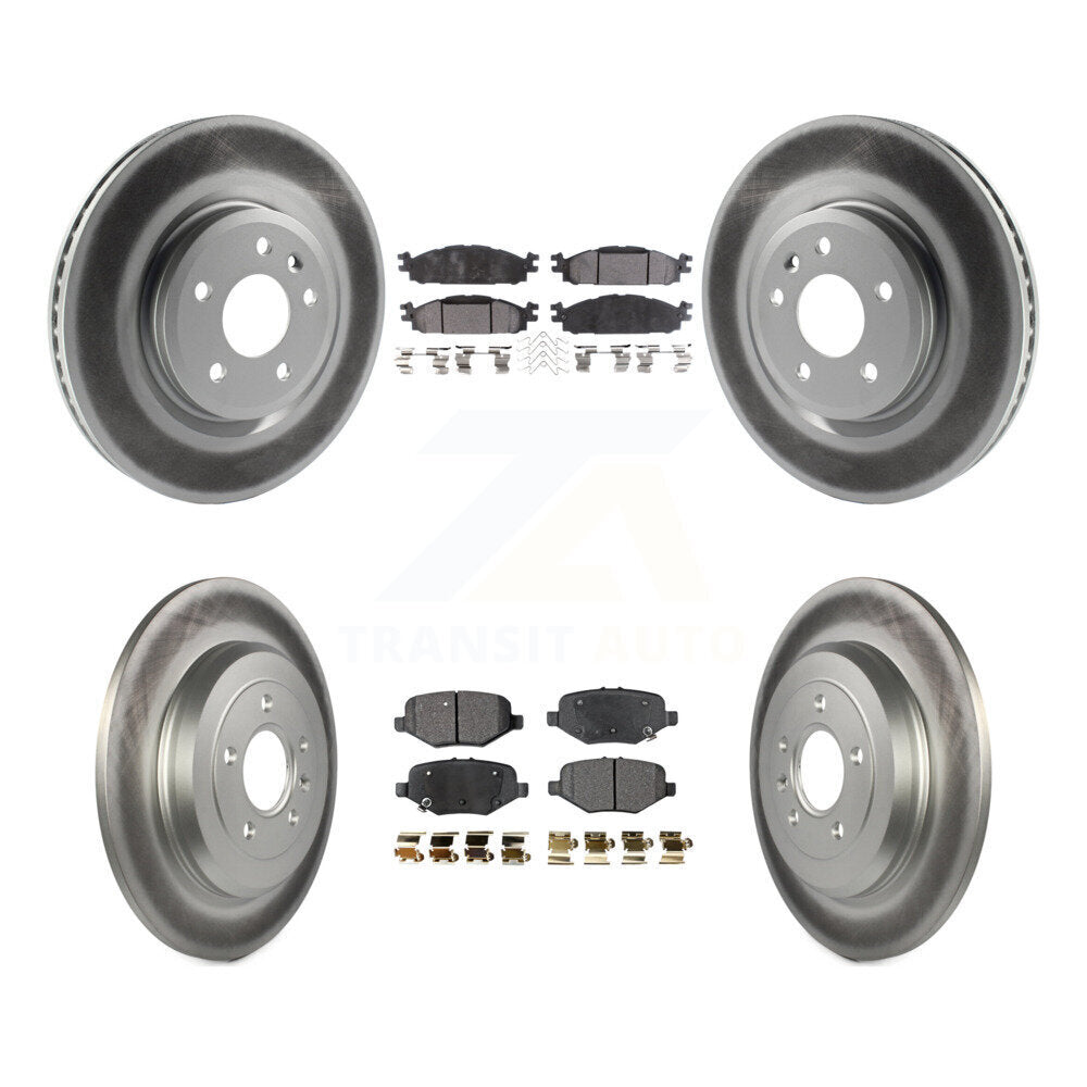 Disc Rotors and Semi-Metallic Brake Pads Kit-KGF-102872 - Kit.bestparts.ca