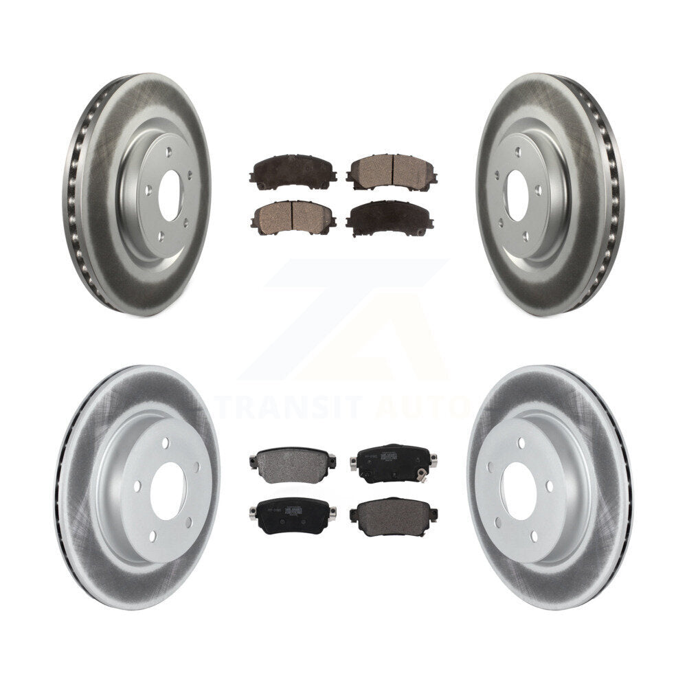 Coated Disc Rotors and Semi-Metallic Brake Pads Kit-KGF-102874 - Kit.bestparts.ca Kit.bestparts.ca