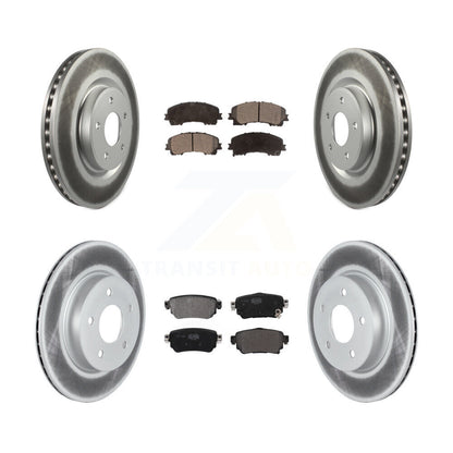 Coated Disc Rotors and Semi-Metallic Brake Pads Kit-KGF-102874 - Kit.bestparts.ca