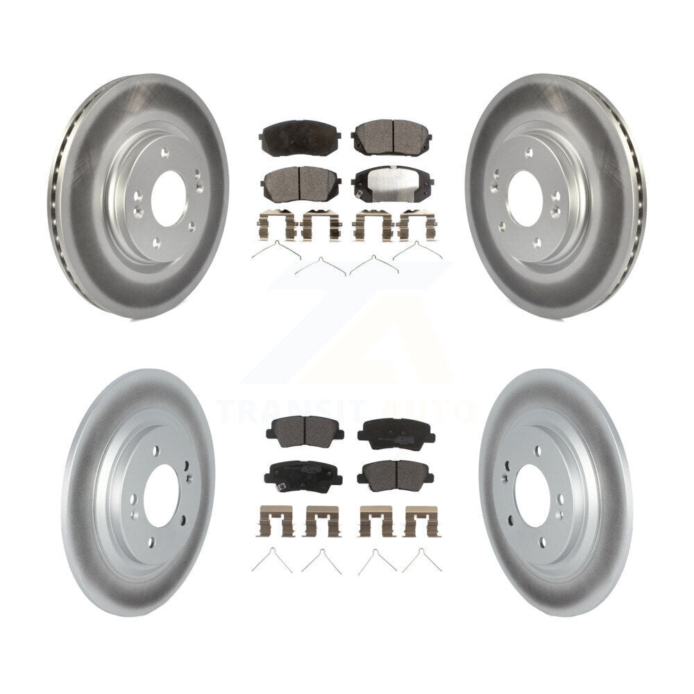 Coated Disc Rotors and Semi-Metallic Brake Pads Kit-KGF-102880 - Kit.bestparts.ca Kit.bestparts.ca