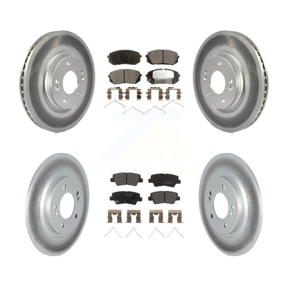 Coated Disc Rotors and Semi-Metallic Brake Pads Kit-KGF-102880 - Kit.bestparts.ca