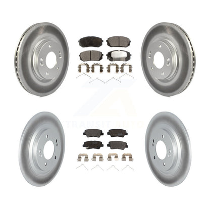 Coated Disc Rotors and Semi-Metallic Brake Pads Kit-KGF-102881 - Kit.bestparts.ca