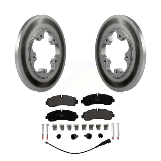 Coated Disc Rotors and Semi-Metallic Brake Pads Kit-KGF-102886 - Kit.bestparts.ca