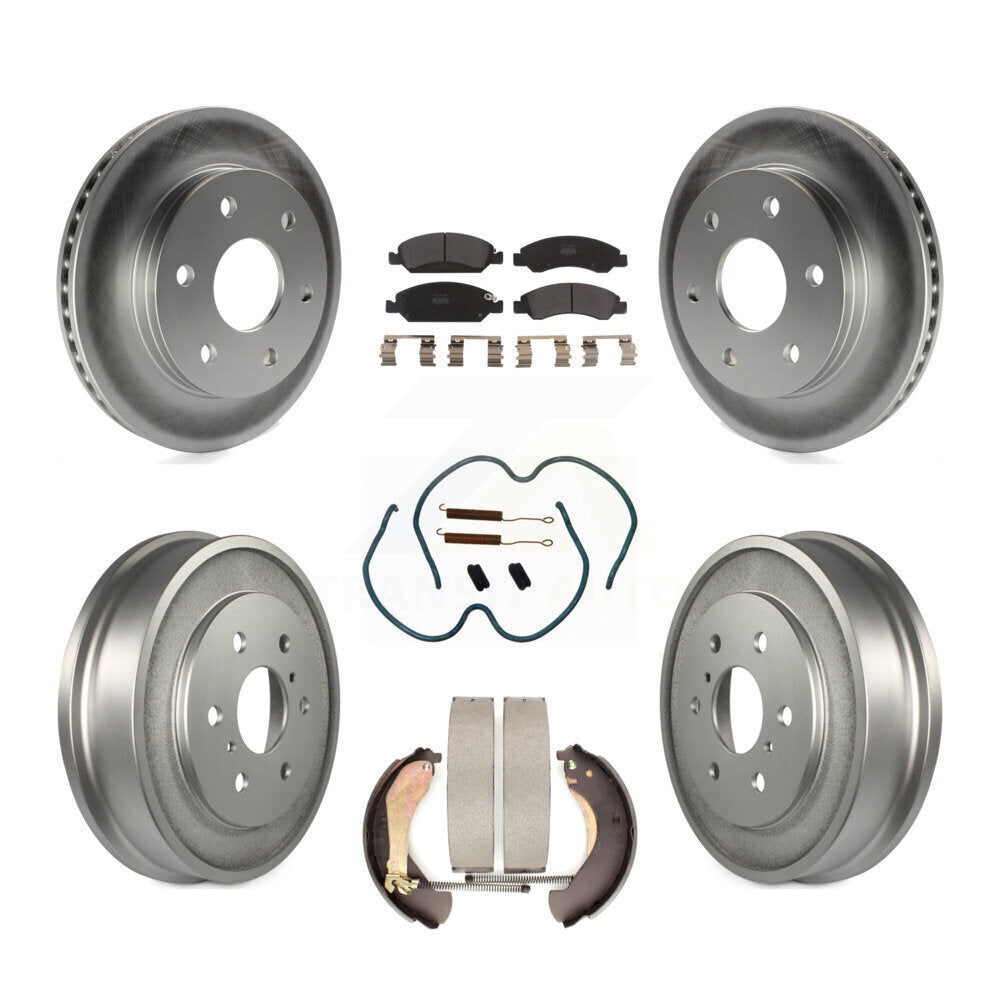 Coated Disc Rotors and Semi-Metallic Brake Pads Kit-KGF-102893 - Kit.bestparts.ca Kit.bestparts.ca