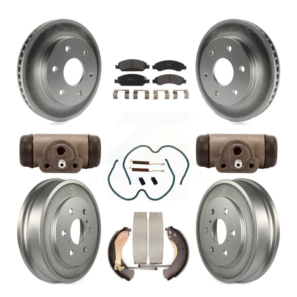 Coated Disc Rotors and Semi-Metallic Brake Pads Kit-KGF-102895 - Kit.bestparts.ca Kit.bestparts.ca