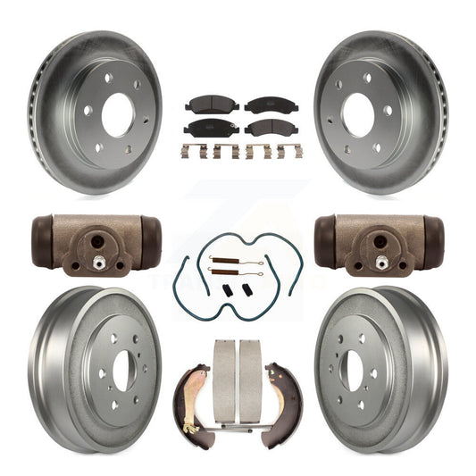 Coated Disc Rotors and Semi-Metallic Brake Pads Kit-KGF-102895 - Kit.bestparts.ca