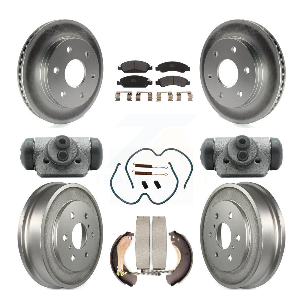 Coated Disc Rotors and Semi-Metallic Brake Pads Kit-KGF-102896 - Kit.bestparts.ca Kit.bestparts.ca
