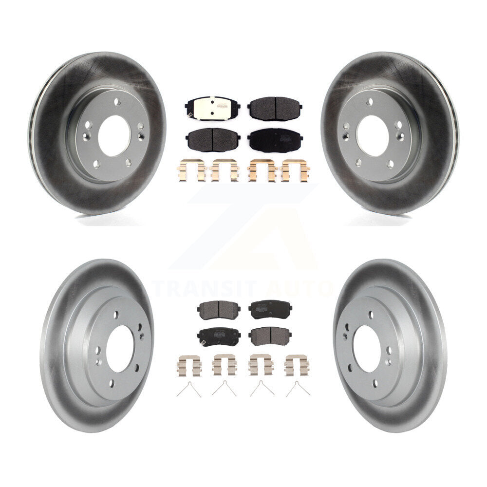 Coated Disc Rotors and Semi-Metallic Brake Pads Kit-KGF-102915 - Kit.bestparts.ca