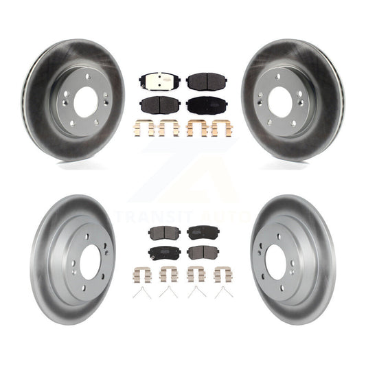 Coated Disc Rotors and Semi-Metallic Brake Pads Kit-KGF-102915 - Kit.bestparts.ca