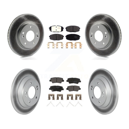 Coated Disc Rotors and Semi-Metallic Brake Pads Kit-KGF-102916 - Kit.bestparts.ca
