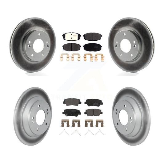 Coated Disc Rotors and Semi-Metallic Brake Pads Kit-KGF-102916 - Kit.bestparts.ca