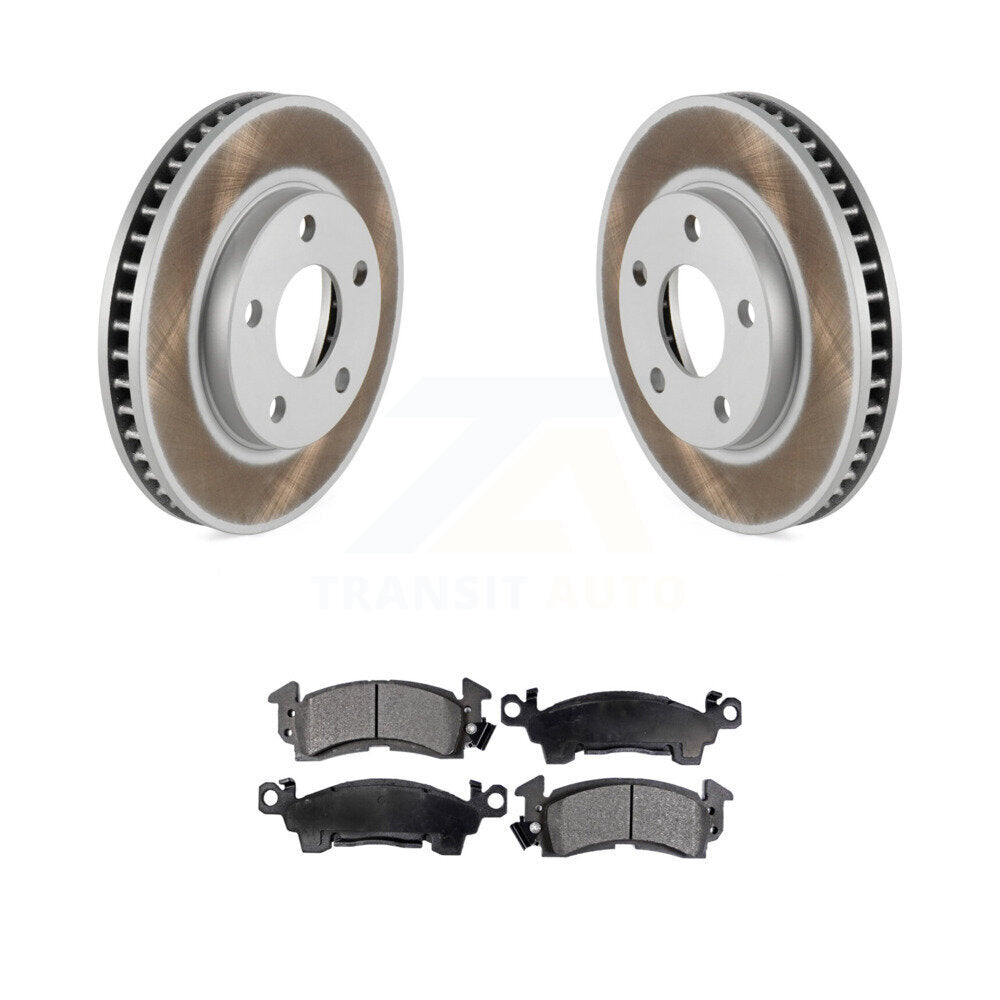 Coated Disc Rotors and Semi-Metallic Brake Pads Kit-KGF-102931 - Kit.bestparts.ca